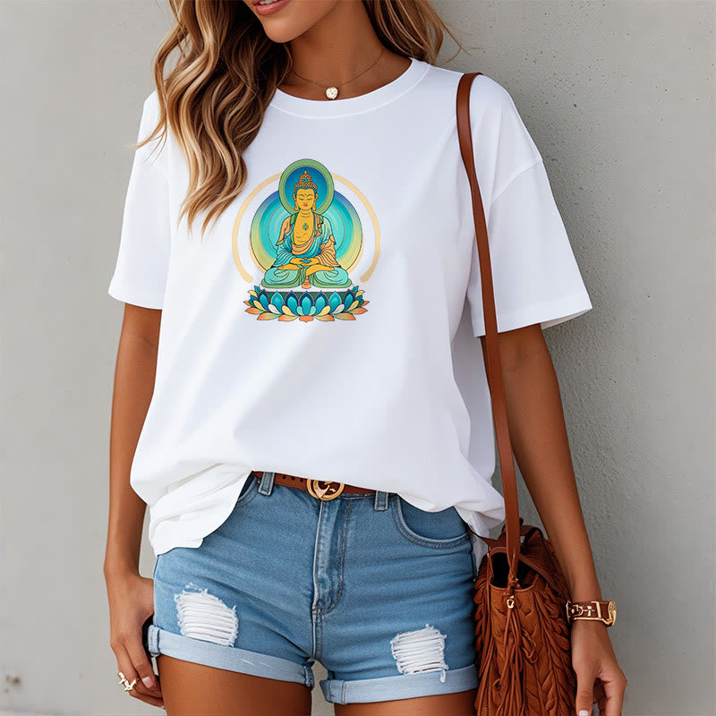 T-shirt Buddha Stones Lotus Bouddha - image 5