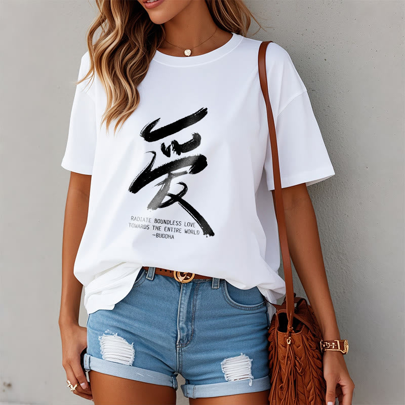 Les Buddha Stones Ai rayonnent un amour sans limite envers le monde entier T-shirt - image 11