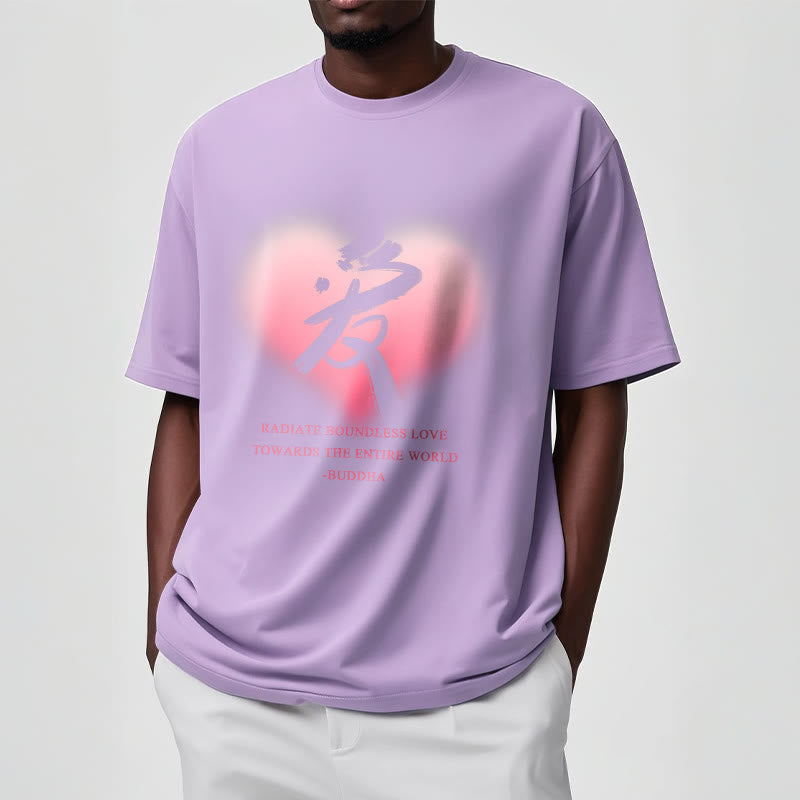 Les Buddha Stones Ai rayonnent un amour sans limite envers le monde entier T-shirt