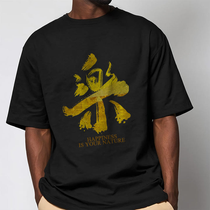 T-shirt Buddha Stones Le bonheur est votre nature