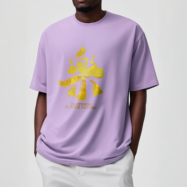 T-shirt Buddha Stones Le bonheur est votre nature