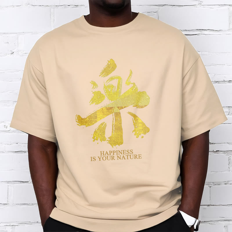 T-shirt Buddha Stones Le bonheur est votre nature