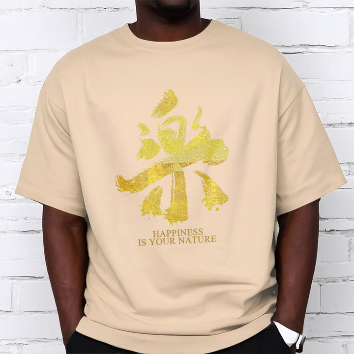 T-shirt Buddha Stones Le bonheur est votre nature