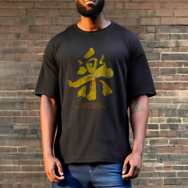 T-shirt Buddha Stones Le bonheur est votre nature