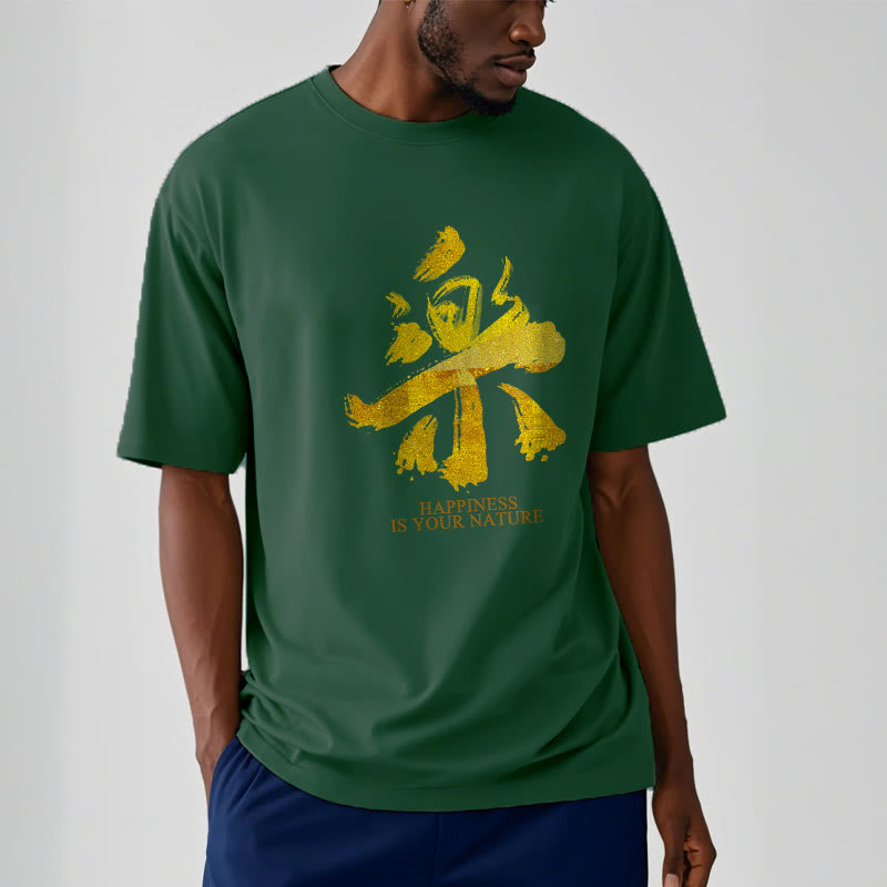 T-shirt Buddha Stones Le bonheur est votre nature