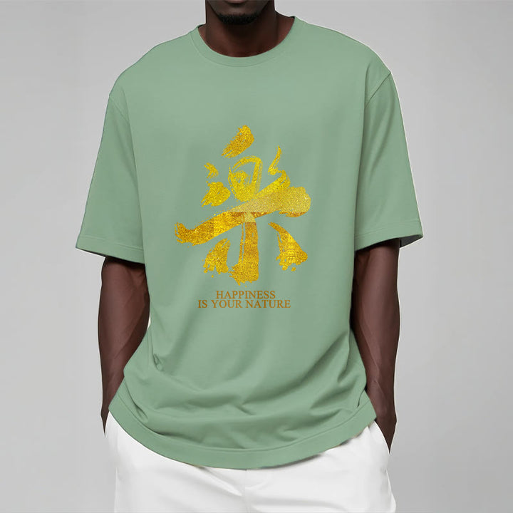 T-shirt Buddha Stones Le bonheur est votre nature