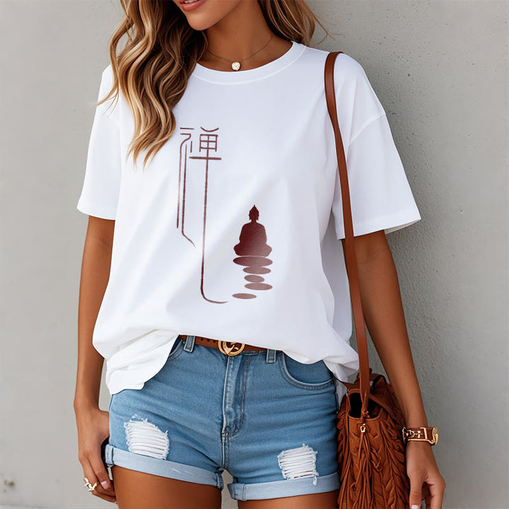 T-shirt Bouddha Zen Buddha Stones - image 10
