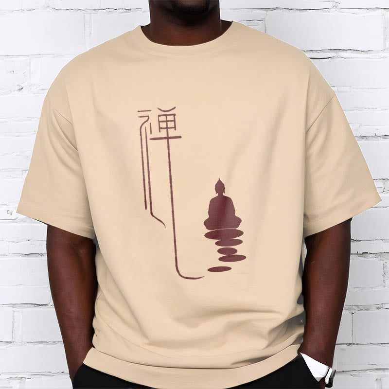 T-shirt Bouddha Zen Buddha Stones - image 2