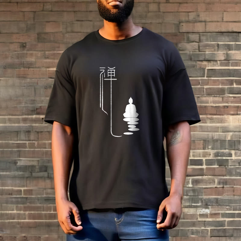 T-shirt Bouddha Zen Buddha Stones - image 6
