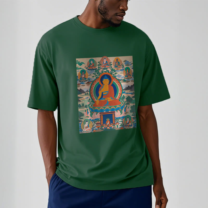 T-shirt Buddha Stones Le Sutra du Bouddha de Médecine transformé en art - image 4