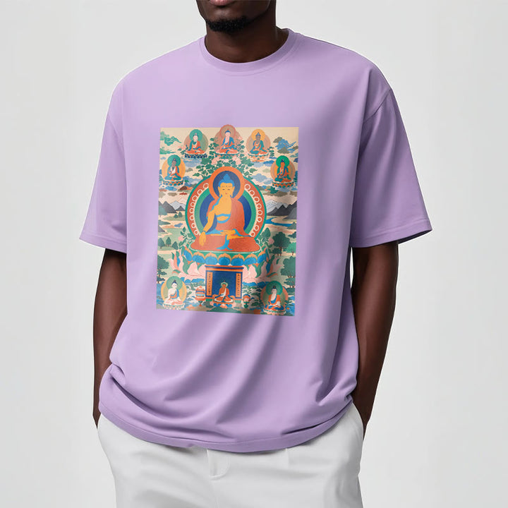 T-shirt Buddha Stones Le Sutra du Bouddha de Médecine transformé en art - image 17