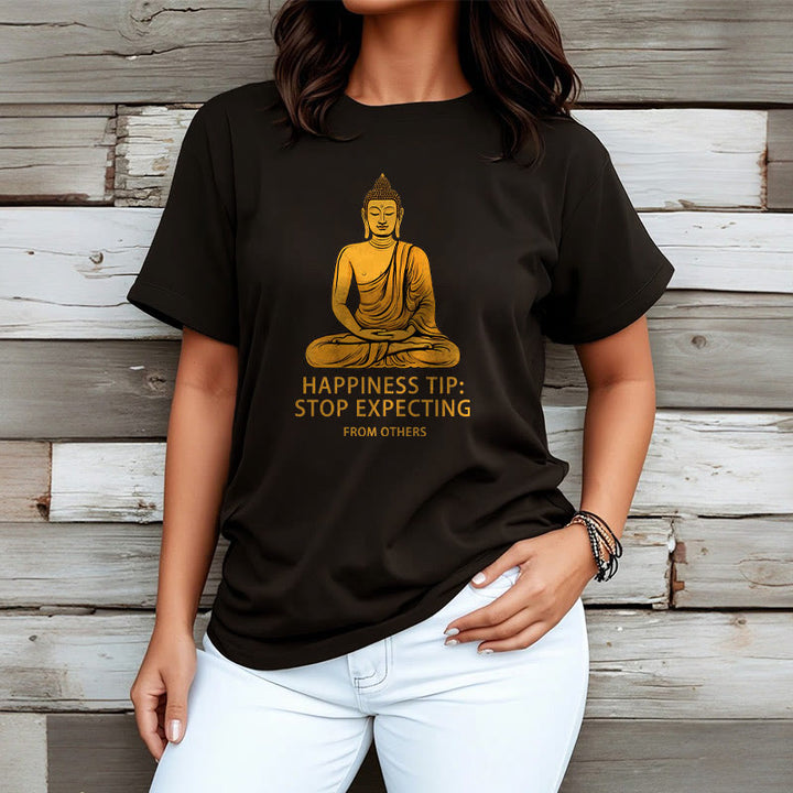 T-shirt Buddha Stones Arrêtez d'attendre des autres - image 4