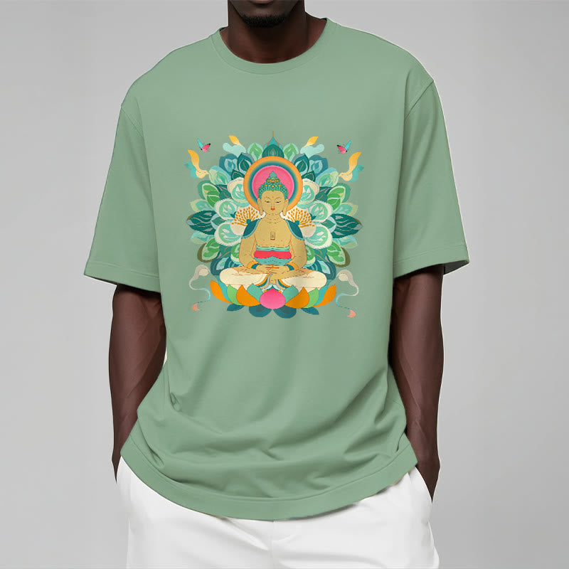 T-shirt inspiré du Buddha Stones , du papillon et du lotus - image 15