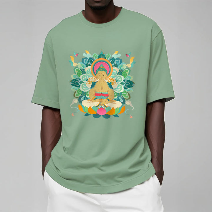 T-shirt inspiré du Buddha Stones , du papillon et du lotus - image 15