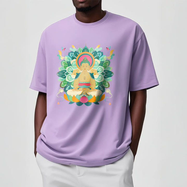 T-shirt inspiré du Buddha Stones , du papillon et du lotus - image 17