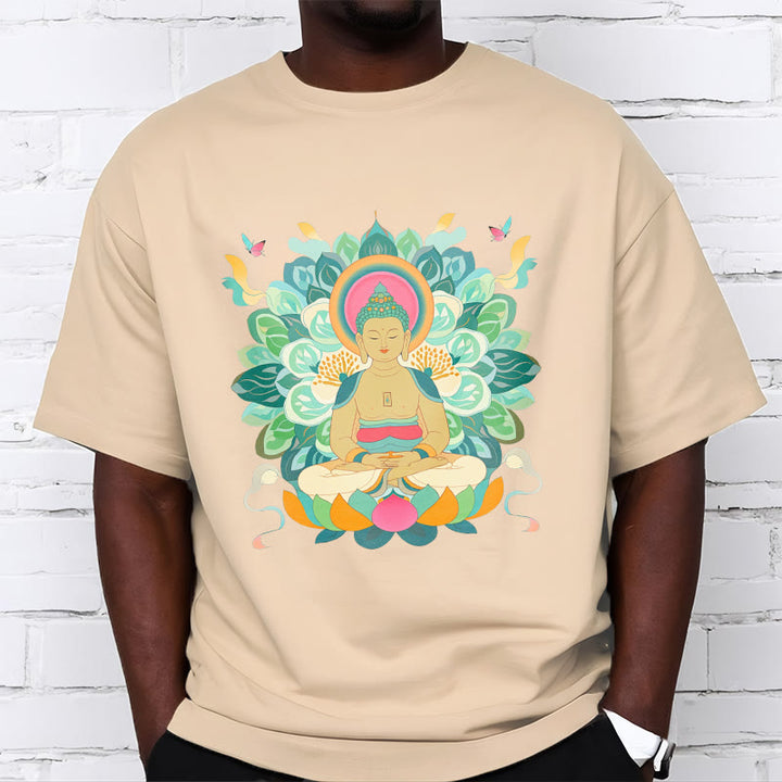T-shirt inspiré du Buddha Stones , du papillon et du lotus - image 8