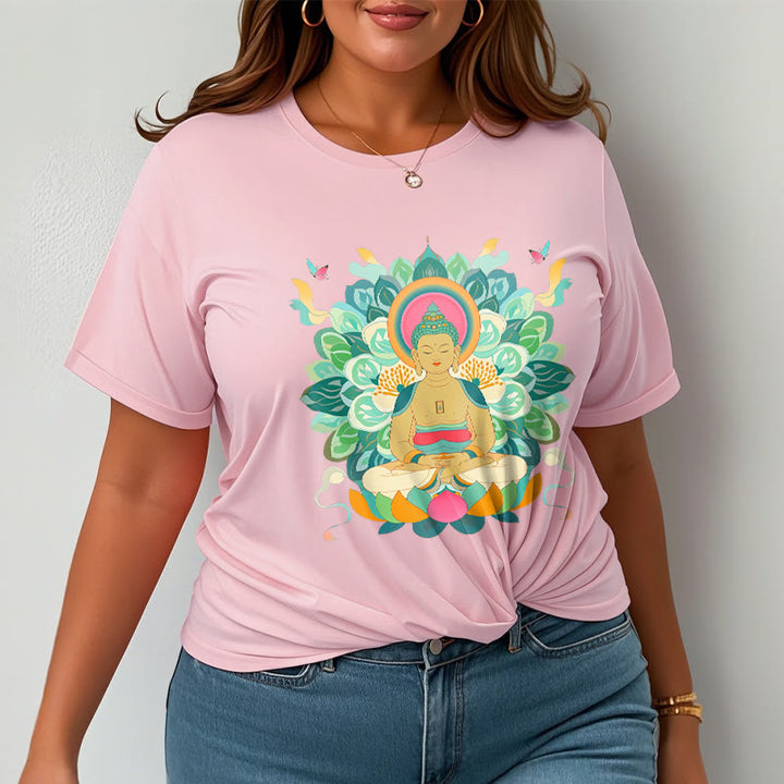 T-shirt inspiré du Buddha Stones , du papillon et du lotus - image 13
