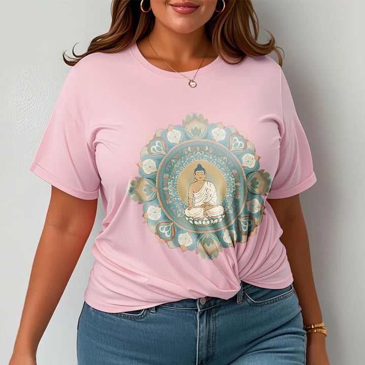 T-shirt Buddha Stones Mandala Fleur Bouddha - image 15