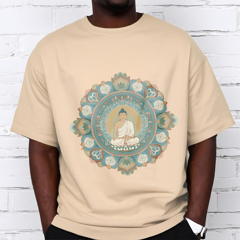 T-shirt Buddha Stones Mandala Fleur Bouddha - image 10