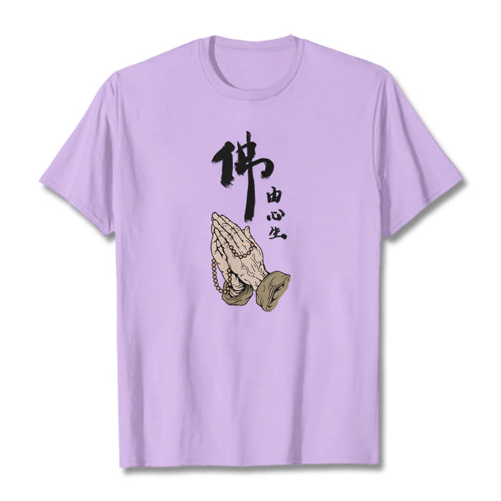 T-shirt Buddha Stones - Prune - 2XL - image 15