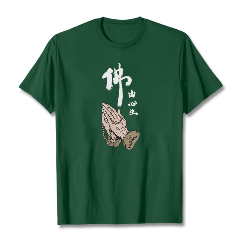 T-shirt Buddha Stones - Vert forêt - 2XL - image 8