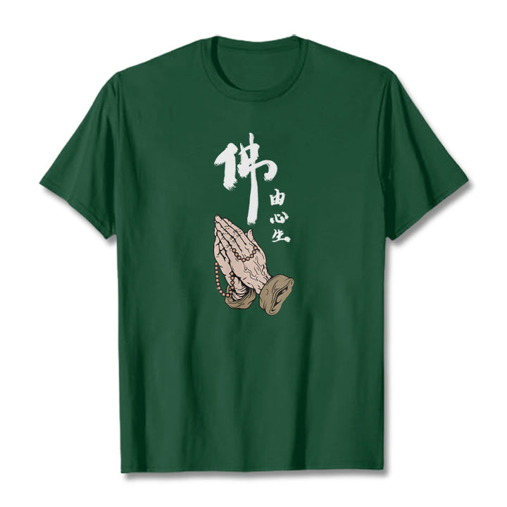 T-shirt Buddha Stones - Vert forêt - 2XL - image 8