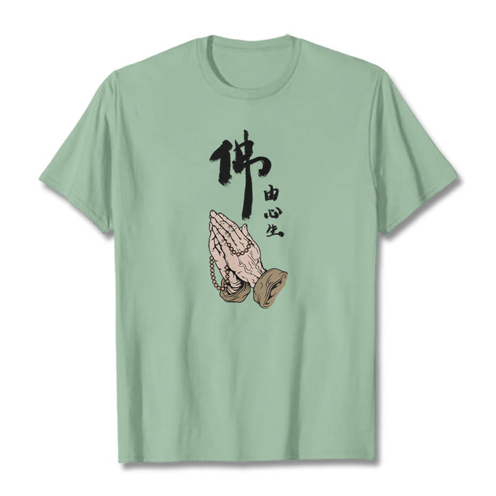 T-shirt Buddha Stones - Vert pâle - 2XL - image 10
