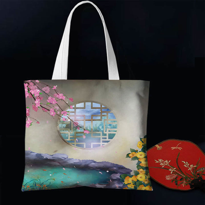 Sac à bandoulière en toile colorée Buddha Stones