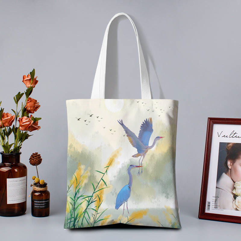 Sac à bandoulière en toile colorée Buddha Stones