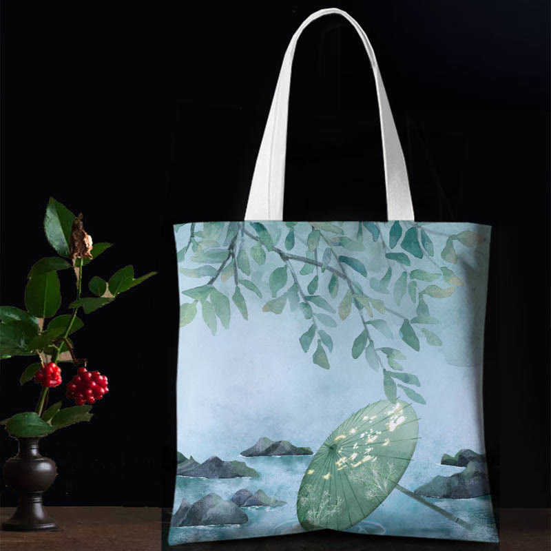 Sac à bandoulière en toile colorée Buddha Stones