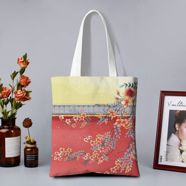 Sac à bandoulière en toile colorée Buddha Stones