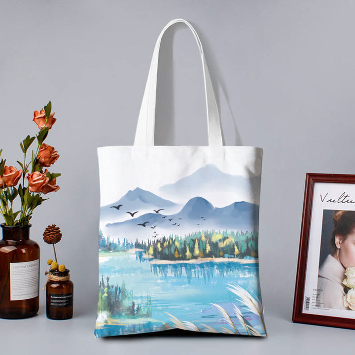 Sac à bandoulière en toile colorée Buddha Stones