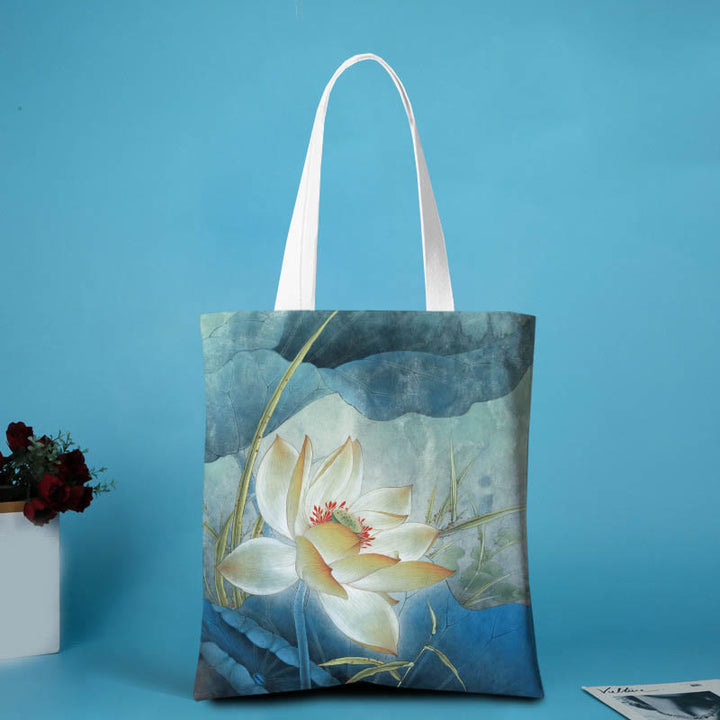 Sac à bandoulière en toile Buddha Stones Lotus