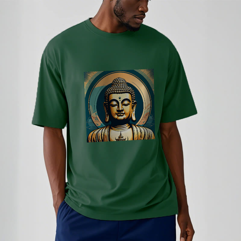 T-shirt Bouddha doré Aura Buddha Stones - image 10