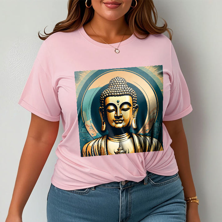 T-shirt Bouddha doré Aura Buddha Stones - image 12
