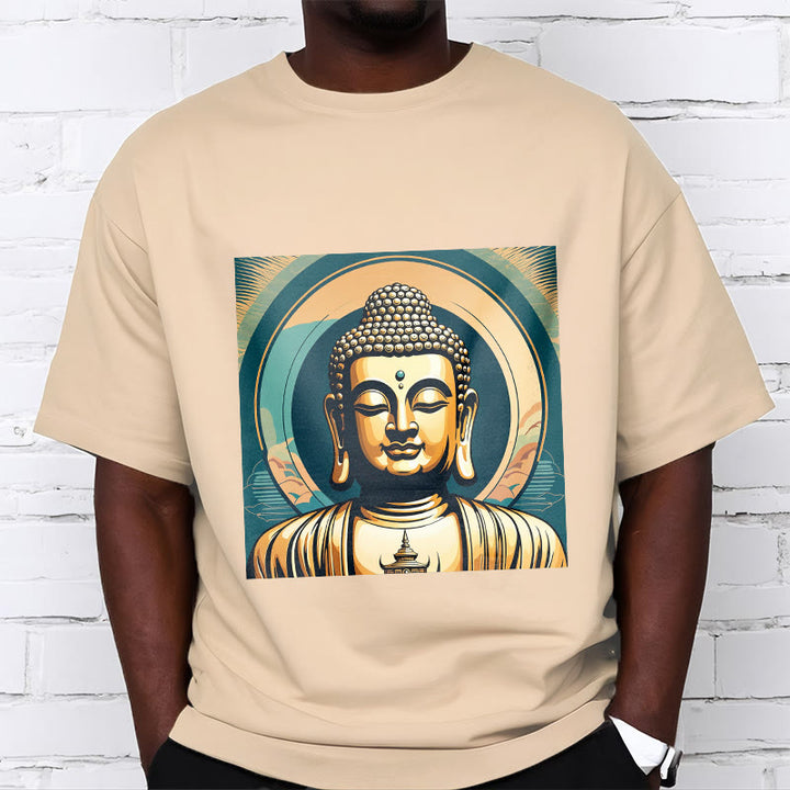 T-shirt Bouddha doré Aura Buddha Stones - image 8