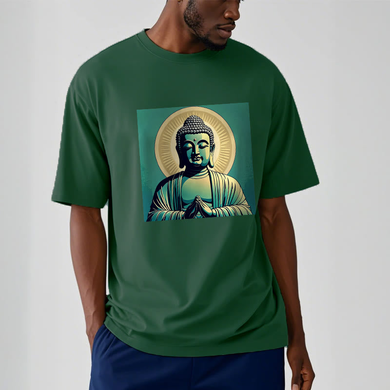 T-shirt Buddha Stones Aura Vert - image 13