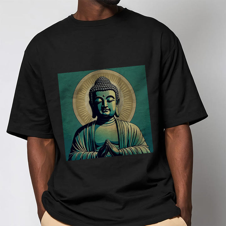T-shirt Buddha Stones Aura Vert - image 7