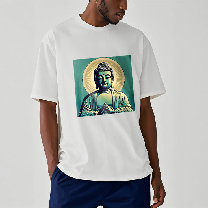 T-shirt Buddha Stones Aura Vert - image 4