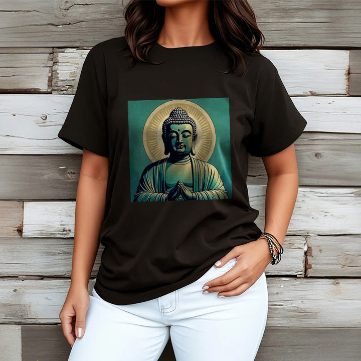 T-shirt Buddha Stones Aura Vert - image 9