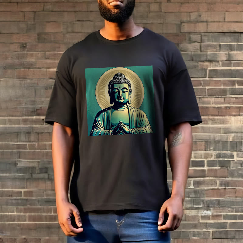 T-shirt Buddha Stones Aura Vert - image 8