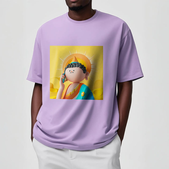 T-shirt Buddha Stones Bouddha décroche le téléphone - image 17