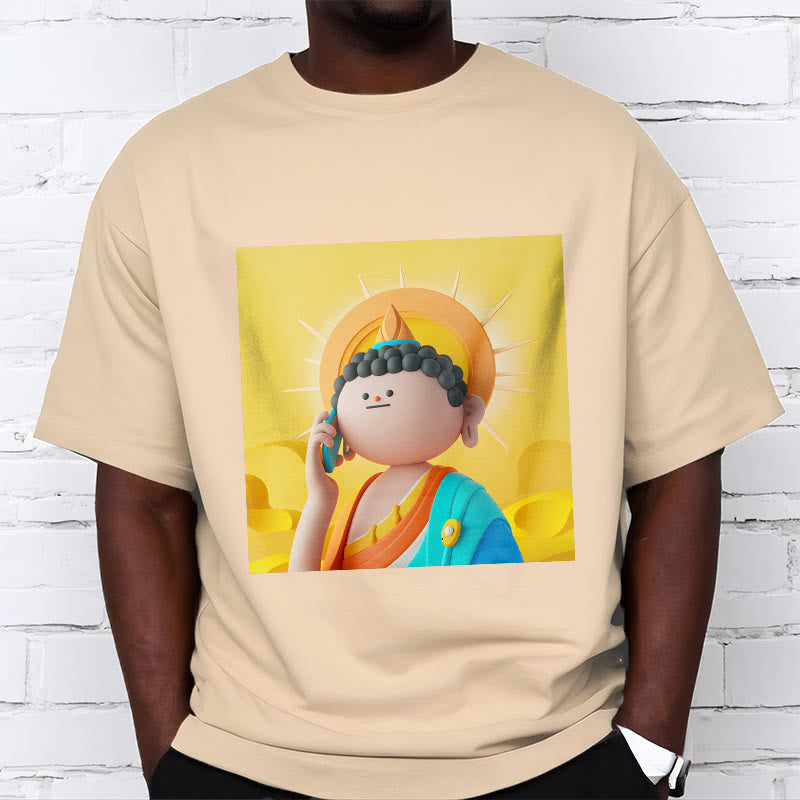 T-shirt Buddha Stones Bouddha décroche le téléphone - image 9