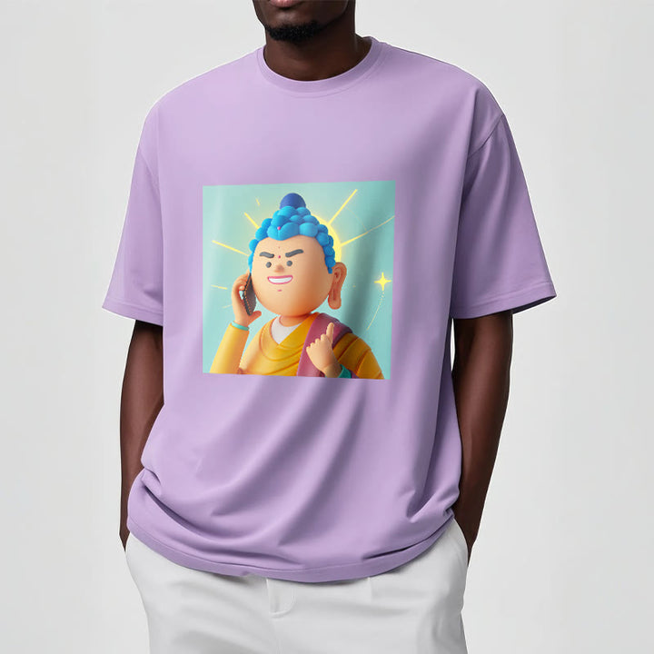 T-shirt drôle de dessin animé Buddha Stones - image 16