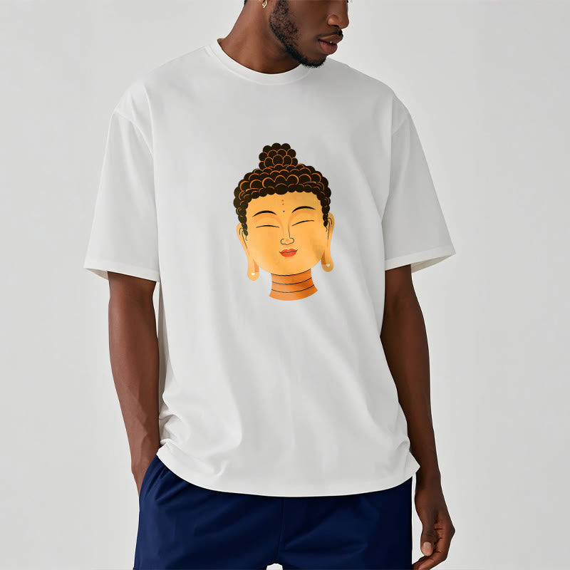 T-shirt Bouddha de méditation béni avec Buddha Stones - image 1