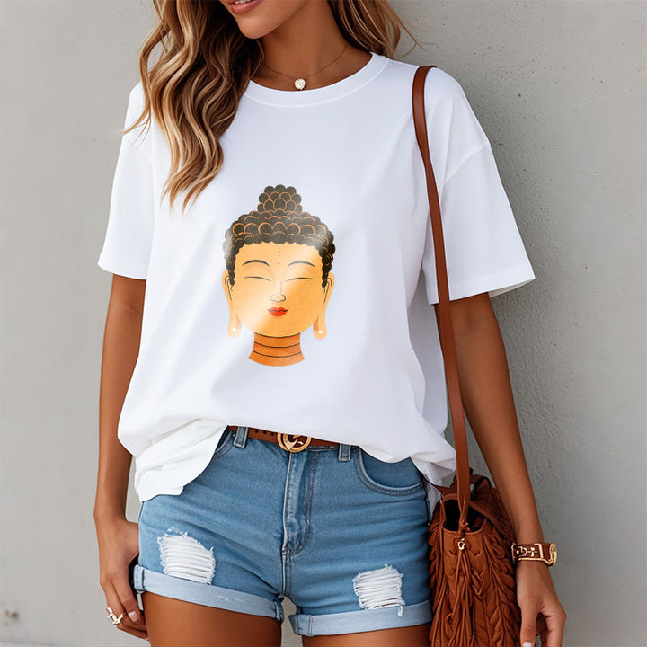 T-shirt Bouddha de méditation béni avec Buddha Stones - image 3