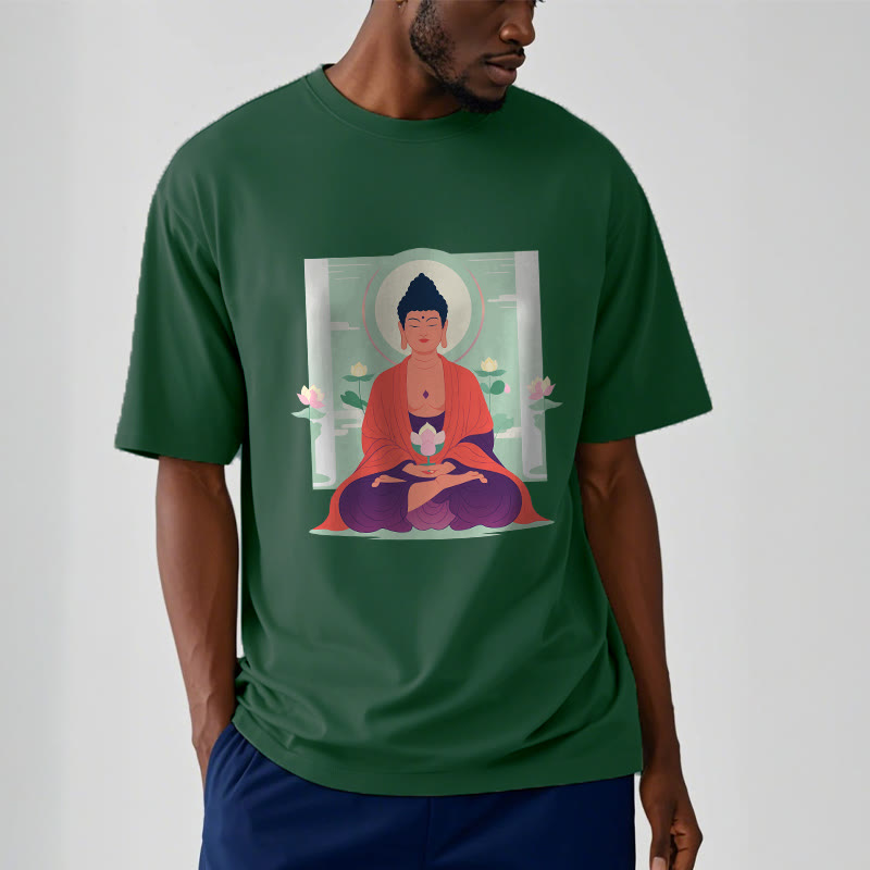 T-shirt Bouddha Buddha Stones Lotus Méditation Bouddha - image 5