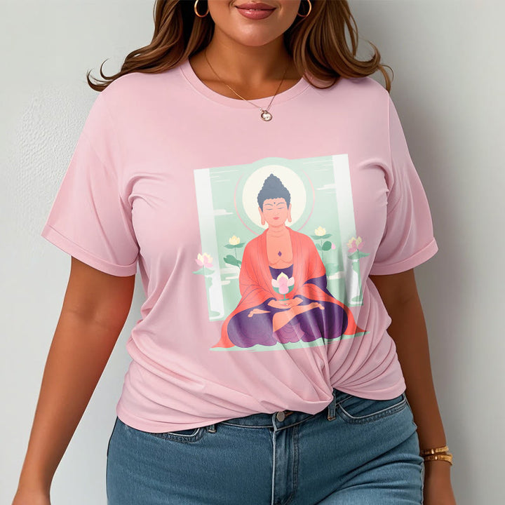 T-shirt Bouddha Buddha Stones Lotus Méditation Bouddha - image 12