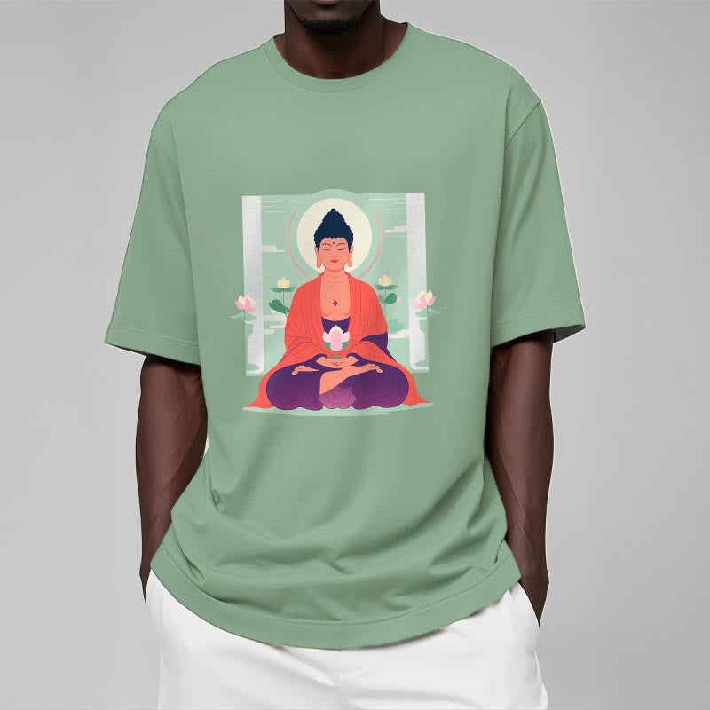 T-shirt Bouddha Buddha Stones Lotus Méditation Bouddha - image 16