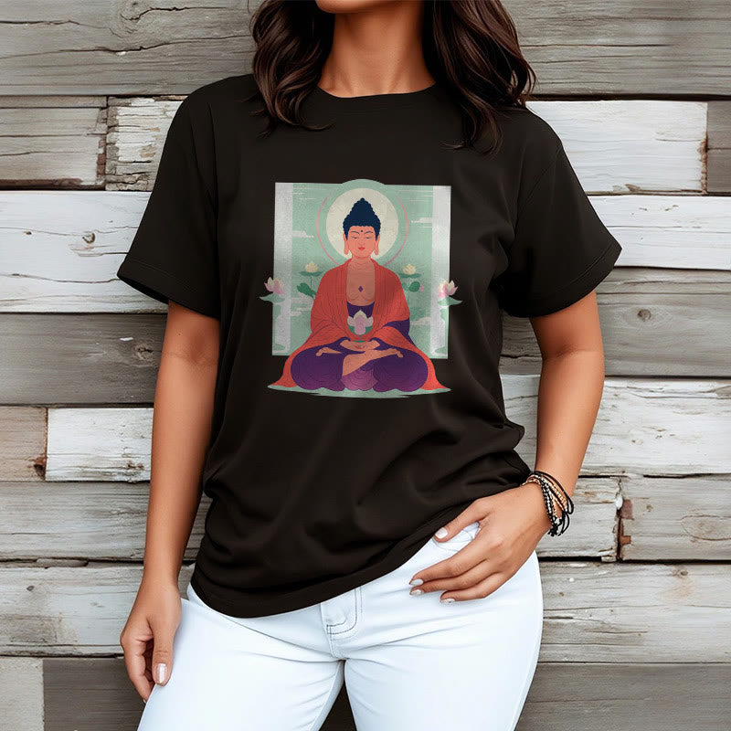 T-shirt Bouddha Buddha Stones Lotus Méditation Bouddha - image 10